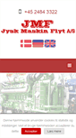 Mobile Screenshot of jyskmaskinflyt.dk